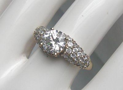 Bild 2 Ring, 925 Silber, vergoldet mit Topassteinen