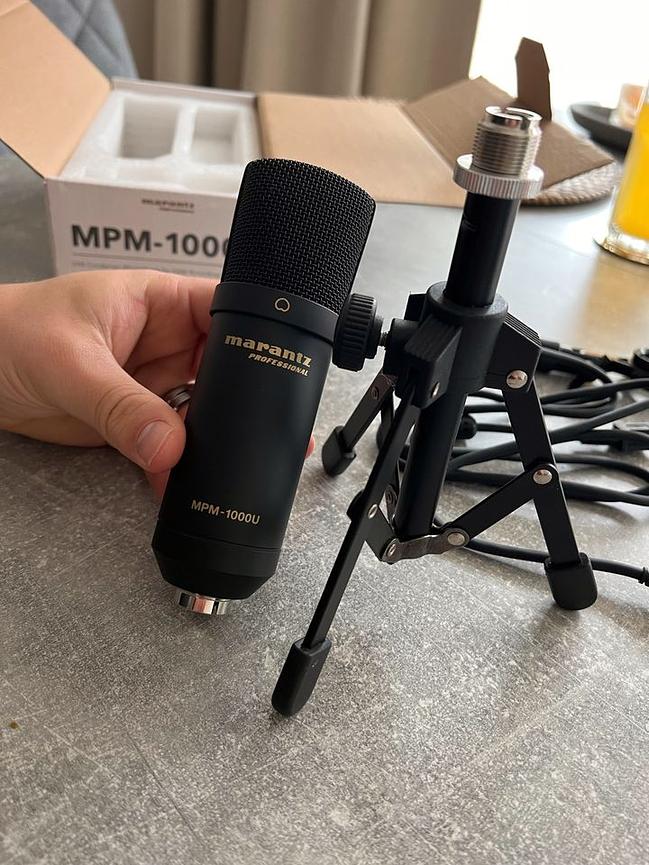 Bild 1 Mikrofon Marantz MPM-1000U / nur 3 Wochen Podcastnutzung!!