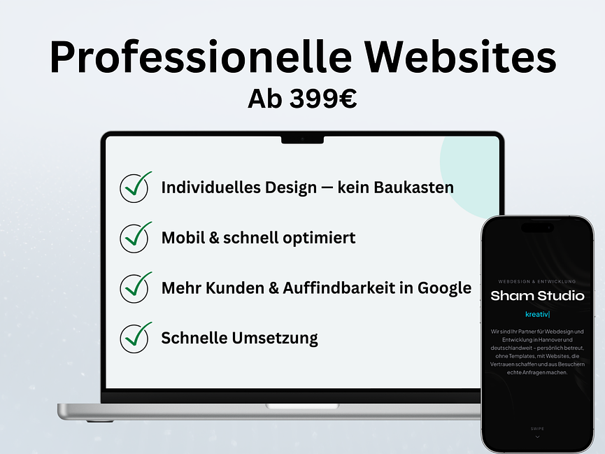 Bild 1 Webseite erstellen lassen – faire Preise, kein Agentur-Stress