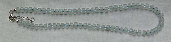 Bild 2 Edelsteinkette mit einen Aquamarin