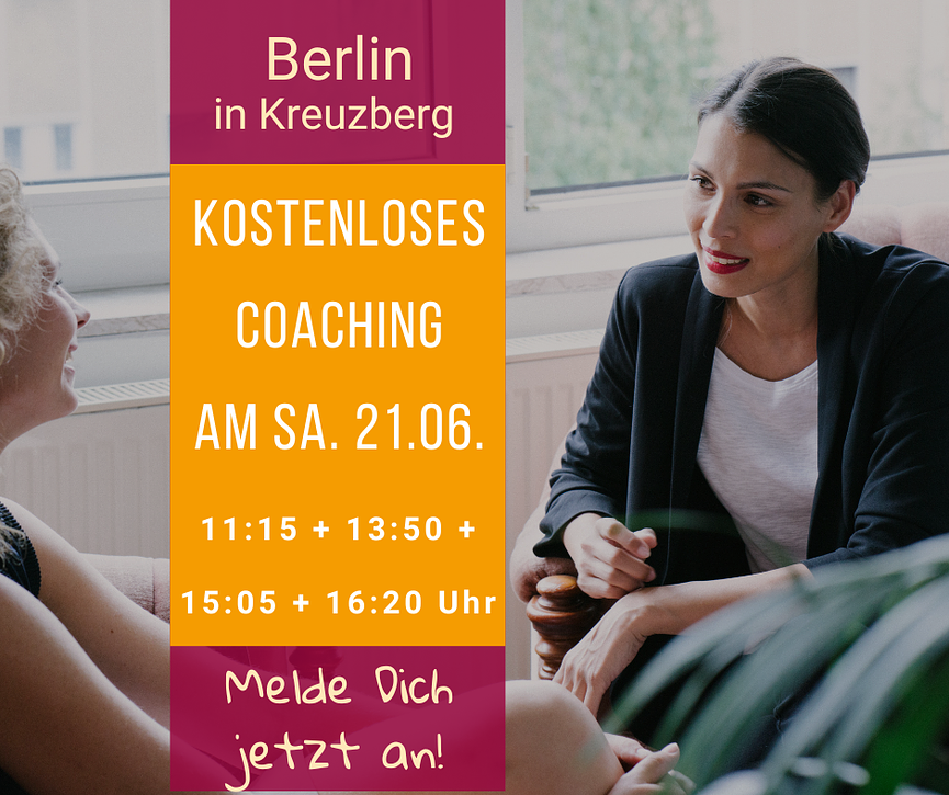 Bild 1 Kostenloses Coaching am Sa. 21.06. in Berlin-Kreuzberg - Jetzt anmelden!