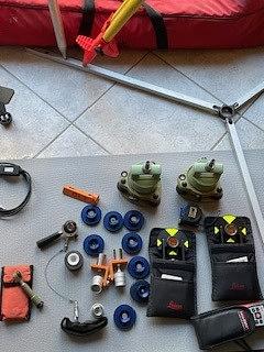 Bild 2 Ababe von Vermessungsequipment Tachymeter usw.