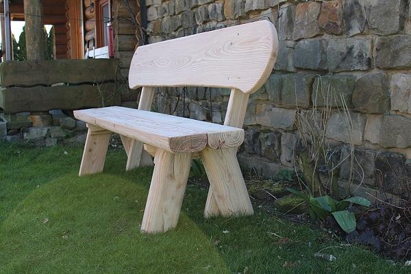 Bild 5 Lärchenbank mit Gravur. Hochzeitsgeschenk. Rentners Geschenk.