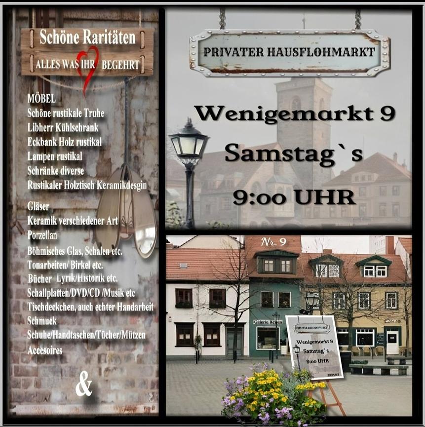 Bild 1 Haus Flohmarkt  Erfurt Wenigemarkt  9
