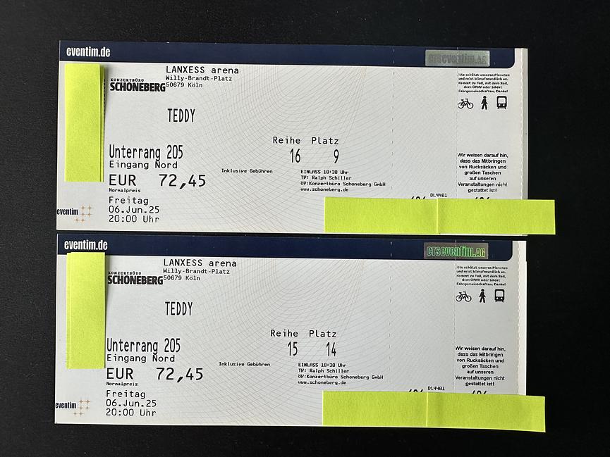 Bild 1 ZWEI Tickets für TEDDY Teclebrhan