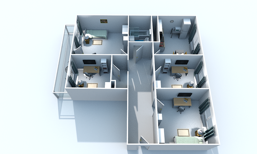 Bild 3 flex living | moderne ALL-INKLUSIVE 4er WG im Leipziger Westen (Grünau)