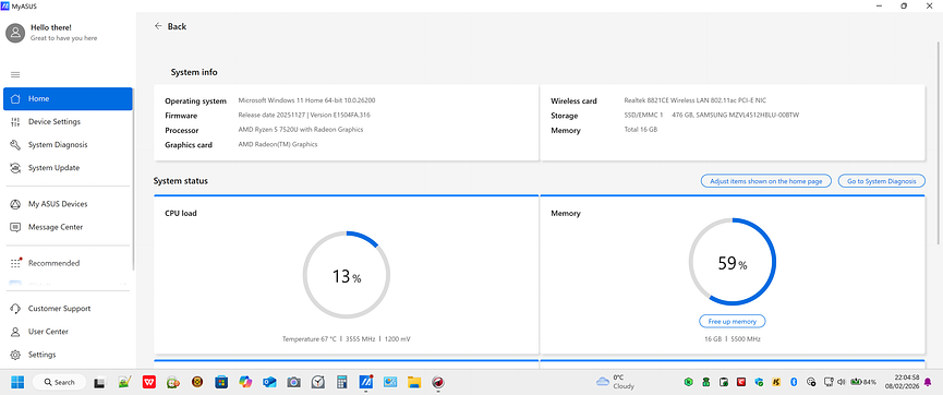Bild 16 Asus Vivobook 15Go E1504FA-NJ311W 1 Monat Herstellergarantie Ausstellungsgerät