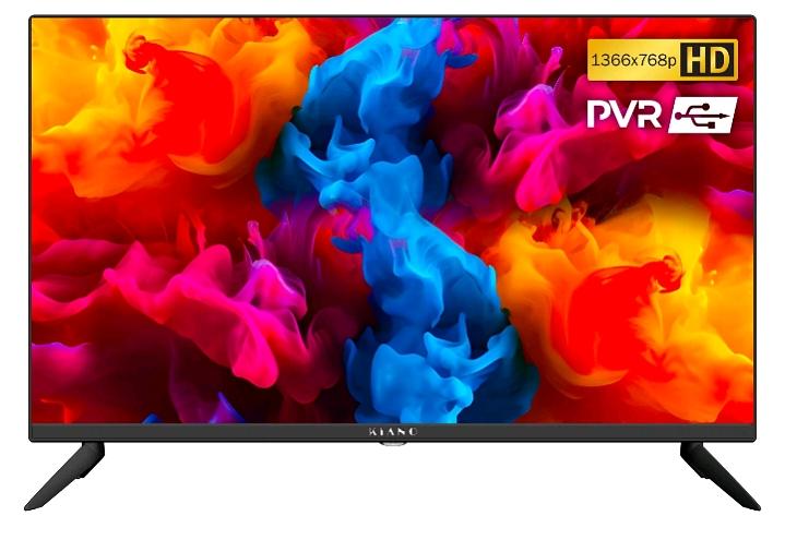 Bild 1 Kiano SlimTV 32 Zoll LED Fernseher HD Ready DVB-T2/S2 HDMI USB PVR Schwarz