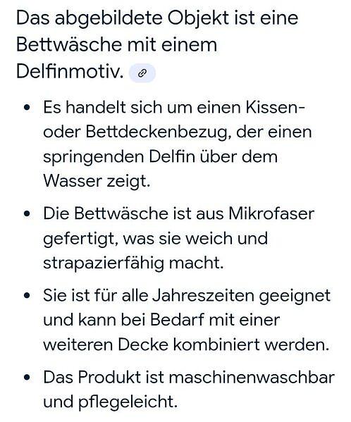 Bild 2 Kissenbezug Ozean Delphine 80x80 cm mit Reißverschluss