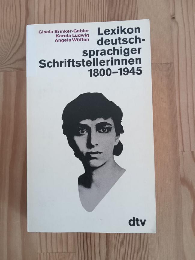 Bild 1 Lexikon deutschsprachiger Schriftstellerinnen 1800-1945