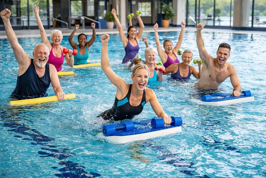 Bild 1 Aqua-Fitness und Aqua-Qigong im Nautiland Würzburg