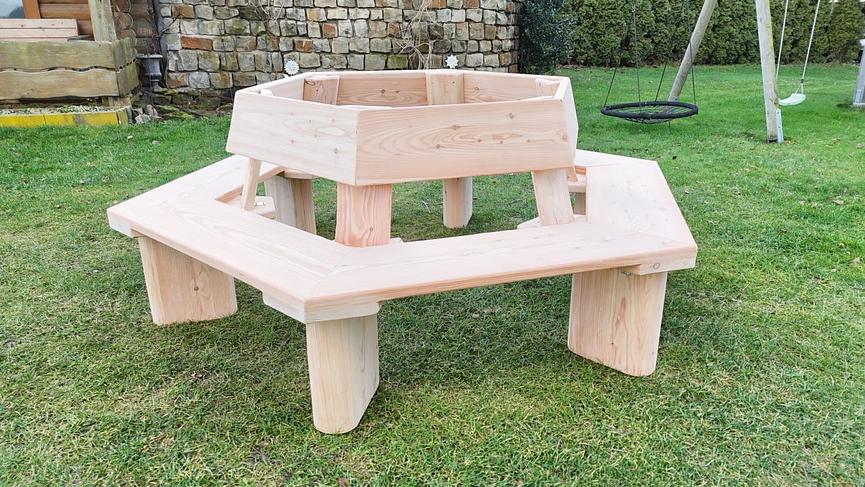 Bild 11 Gartenbank aus Holz mit Gravur. Hochzeitsgeschenk. Rentners Geschenk.