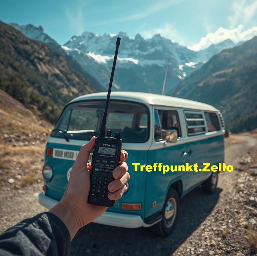 Bild 1 Kennenlern-Treffen auf dem Zello-Kanal:Treffpunkt.Zello