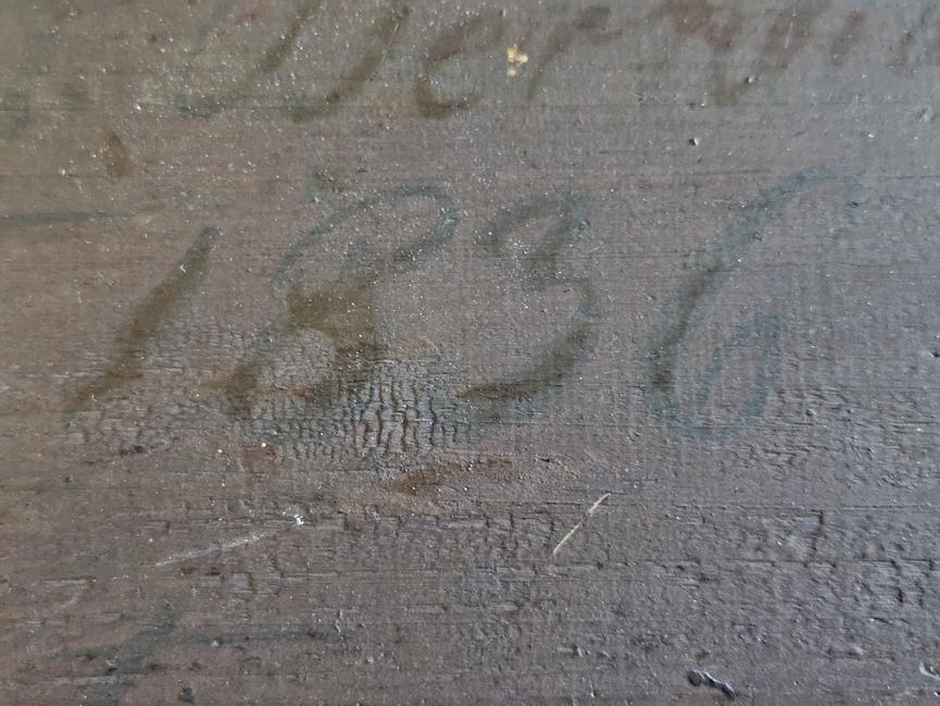 Bild 13 ​Bedeutendes Marine-Gemälde von August Schütz (1836) – "Stürmische See an der St