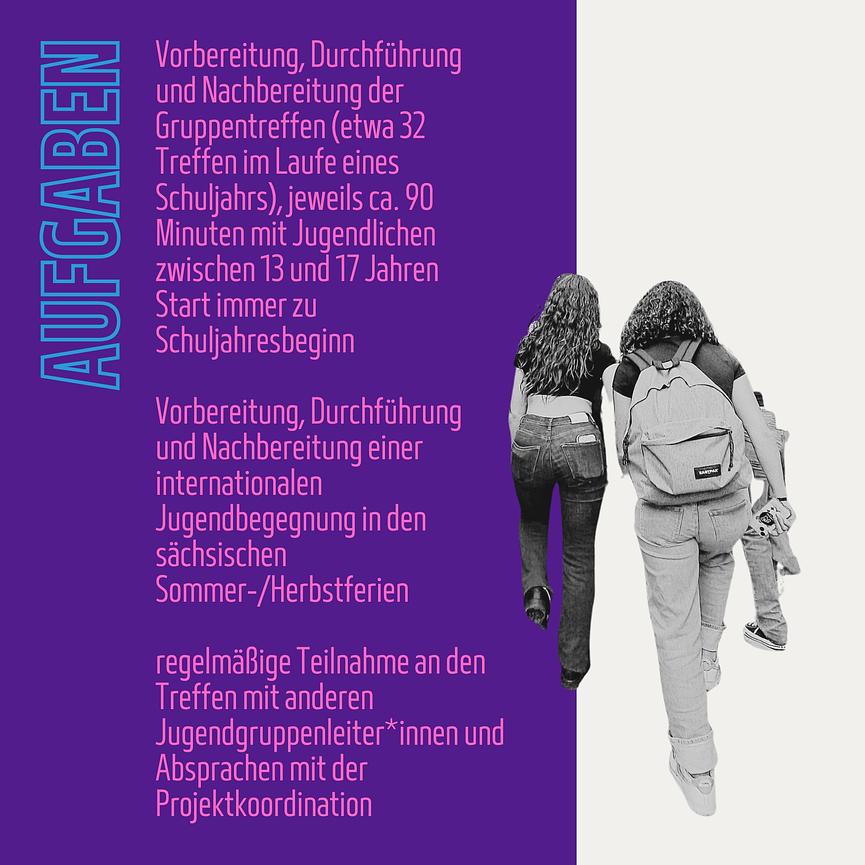 Bild 3 Jugendgruppenleiter*innen für internationale Jugendbegegnungen gesucht