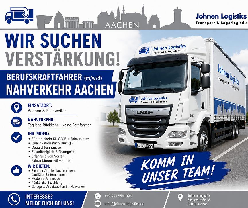 Bild 1 Berufskraftfahrer C/CE für Nahverkehr gesucht.