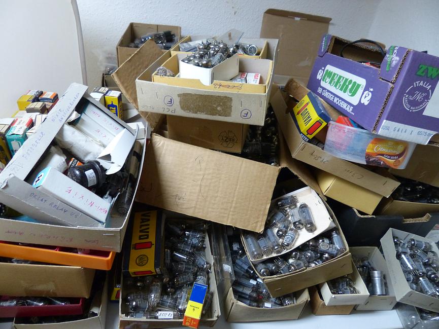 Bild 3 alte Elektronen-Röhren gesucht