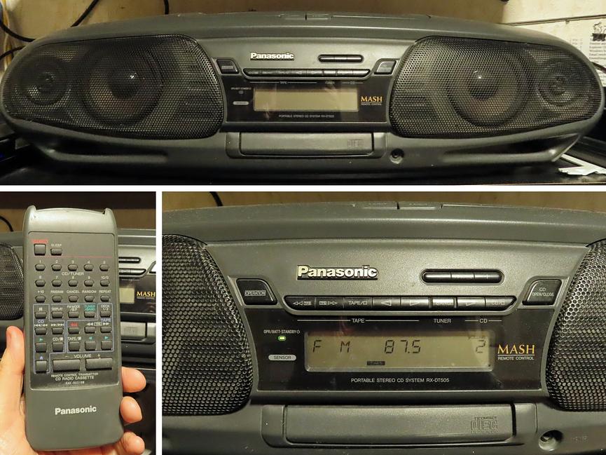 Bild 1 Panasonic Portable Stereo CD System RX-DT505