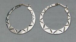 Bild 4 sehr ansprechene Kreolen, 925 Silber