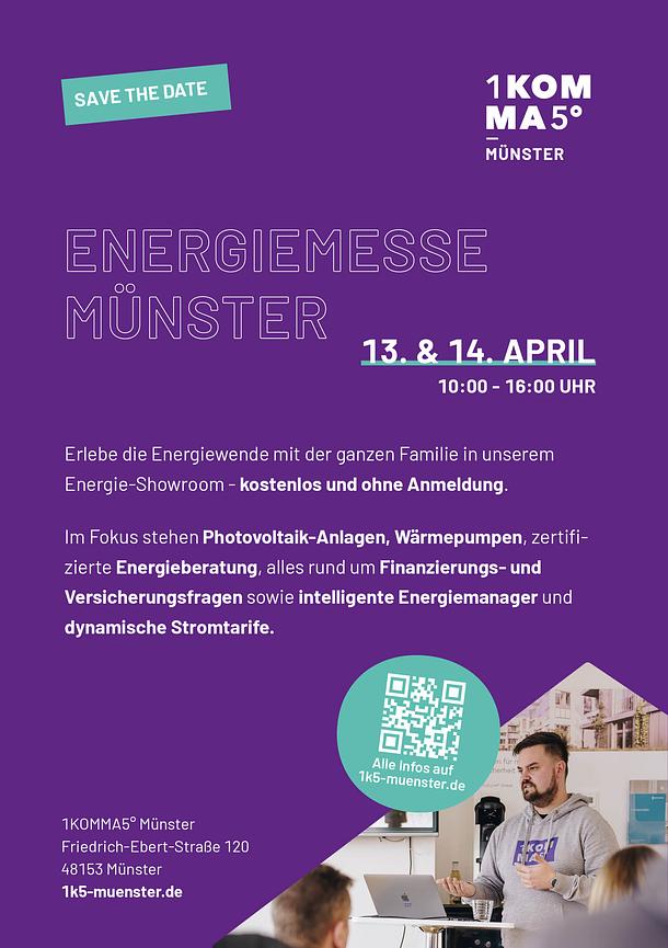 Bild 1 Energiemesse Münster - 1Komma5°