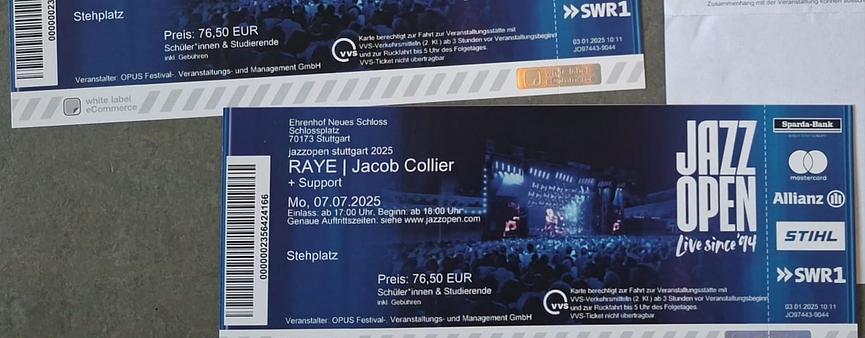 Bild 1 JAZZOPEN Stuttgart 2025, 7.07. RAYE