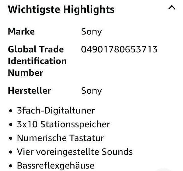 Bild 2 Sony CFD-S26L Stereorecorder Ghettoblaster Boombox CD, Radio, Kassette