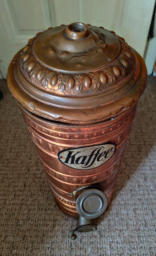 Bild 6 Samovar kupferfarben Vintage