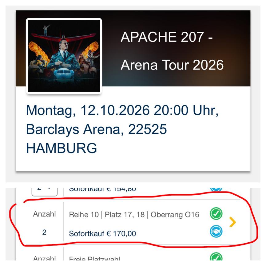 Bild 1 2x Apache 207 Morgen in Hamburg