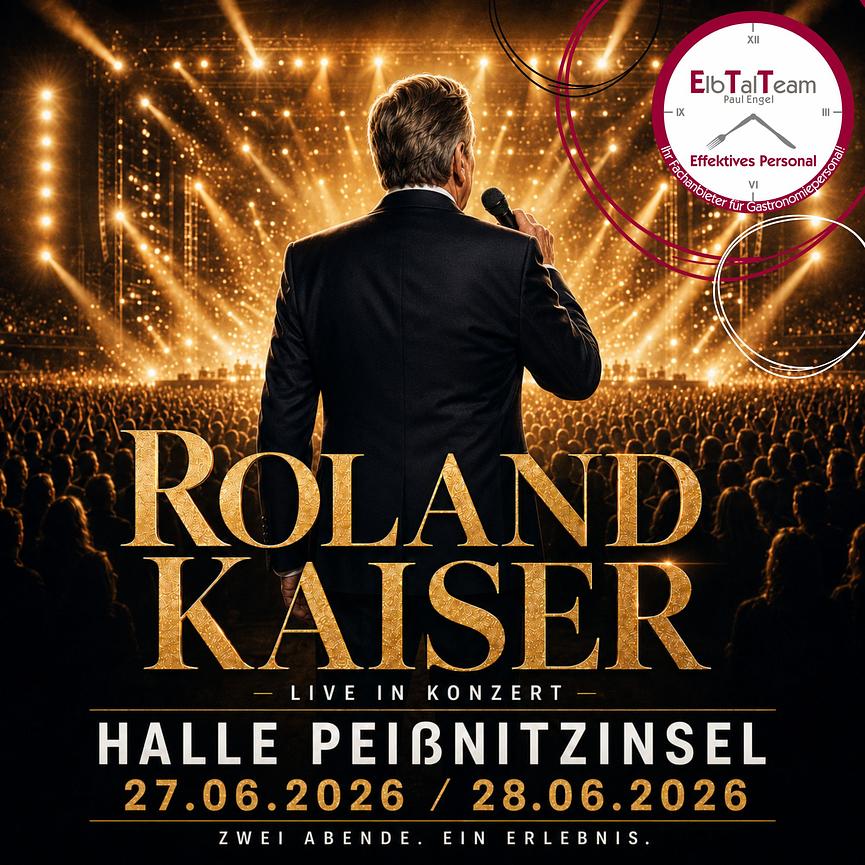 Bild 1 Eventkräfte gesucht – Roland Kaiser 27.06. / 28.06. in Halle #ETT