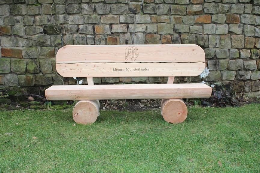 Bild 6 Gartenbank mit Armlehnen. Ostern Geschenk. Krongartmöbel.