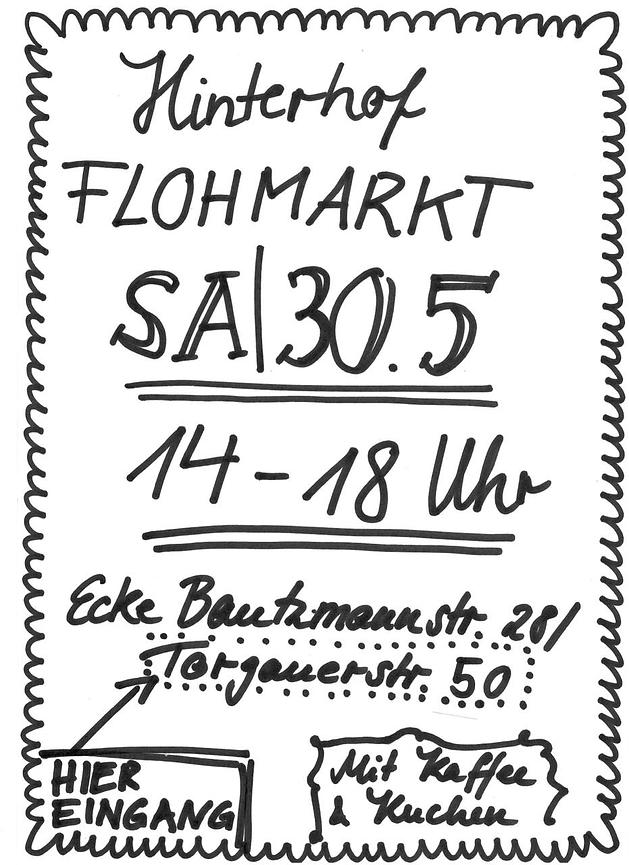 Bild 1 Heute 14-18h FLOHMARKT Nähe Torgauer Platz