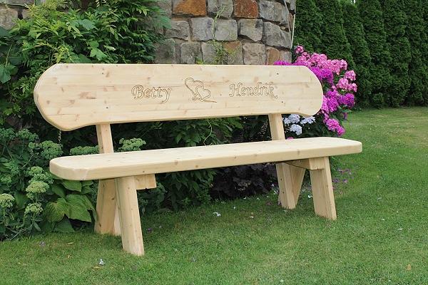 Bild 6 Gartenbank mit Scherenfüße. Hochzeitsgeschenk. Rentners Geschenk.