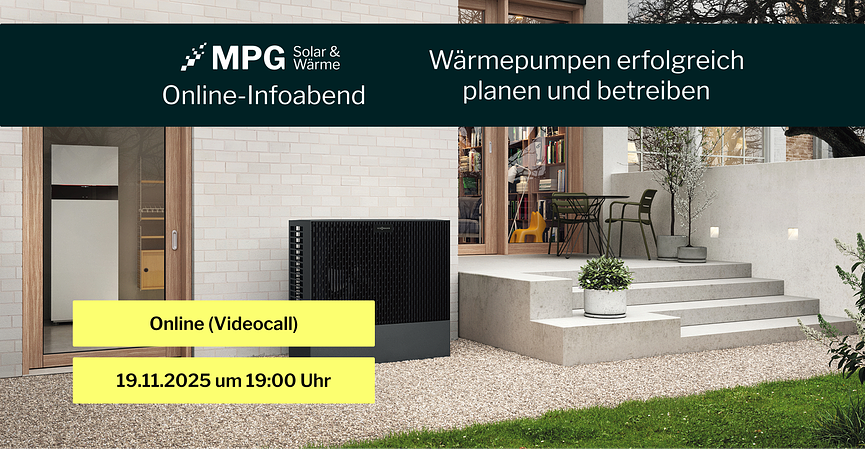 Bild 1 Kostenloses Webinar über Wärmepumpen