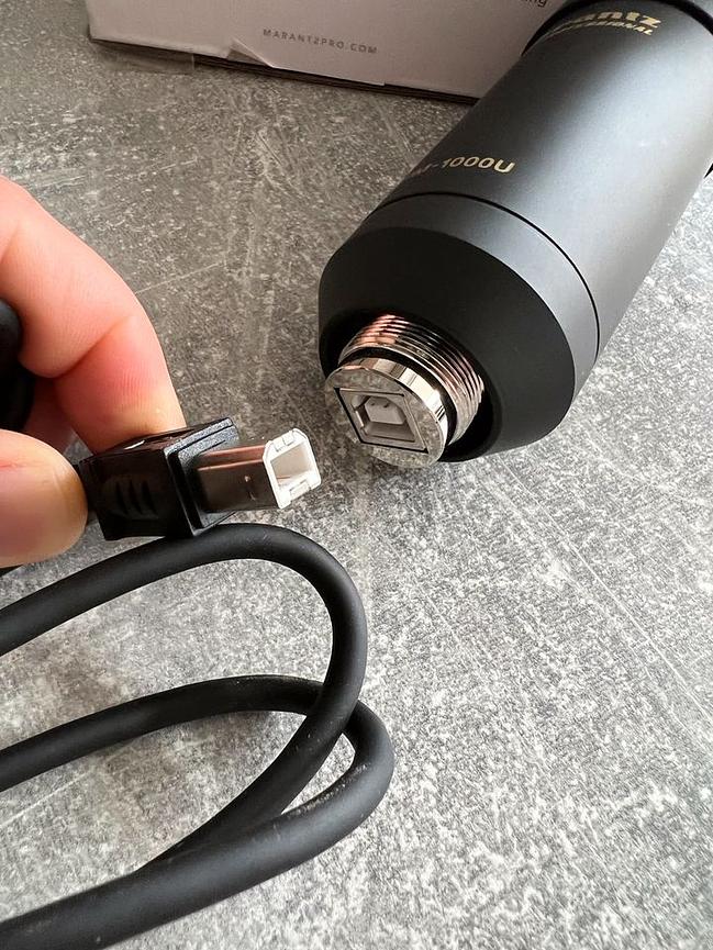 Bild 8 Mikrofon Marantz MPM-1000U / nur 3 Wochen Podcastnutzung!!