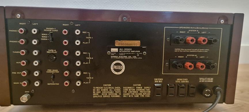 Bild 1 Sansui AU 20000 Hi End Vollverstärker