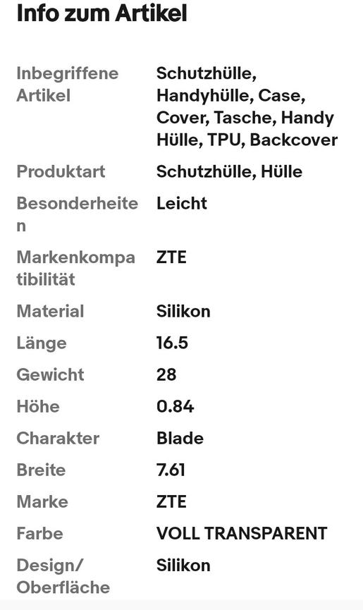 Bild 2 Für ZTE Blade A56