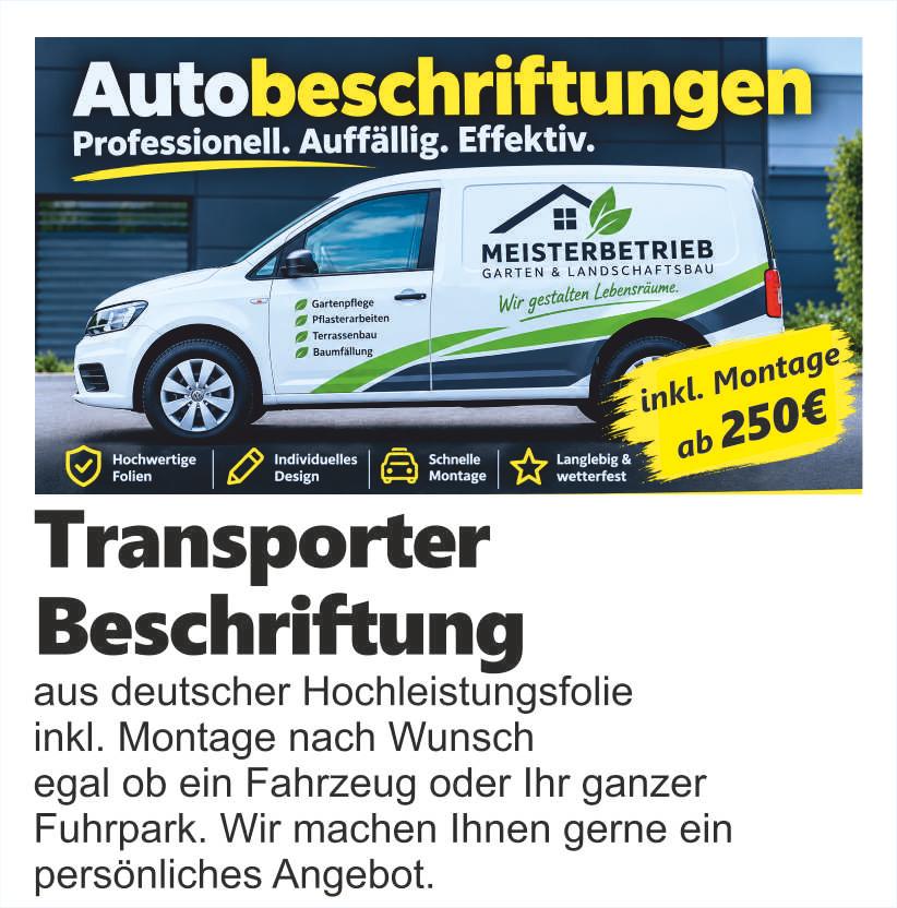 Bild 1 Autobeschriftung Fahrzeugbeschriftung