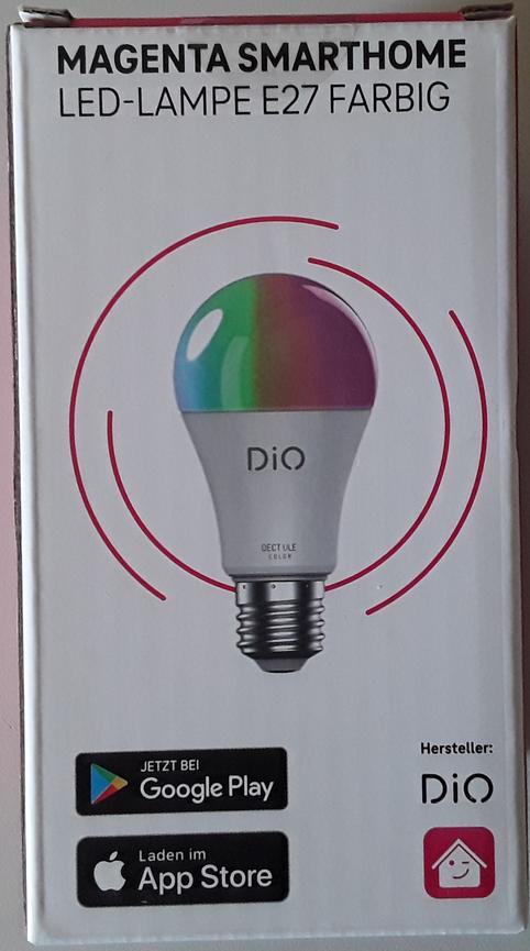 Bild 1 Smarthome LED-Lampe E27 - farbig, 2 Stück