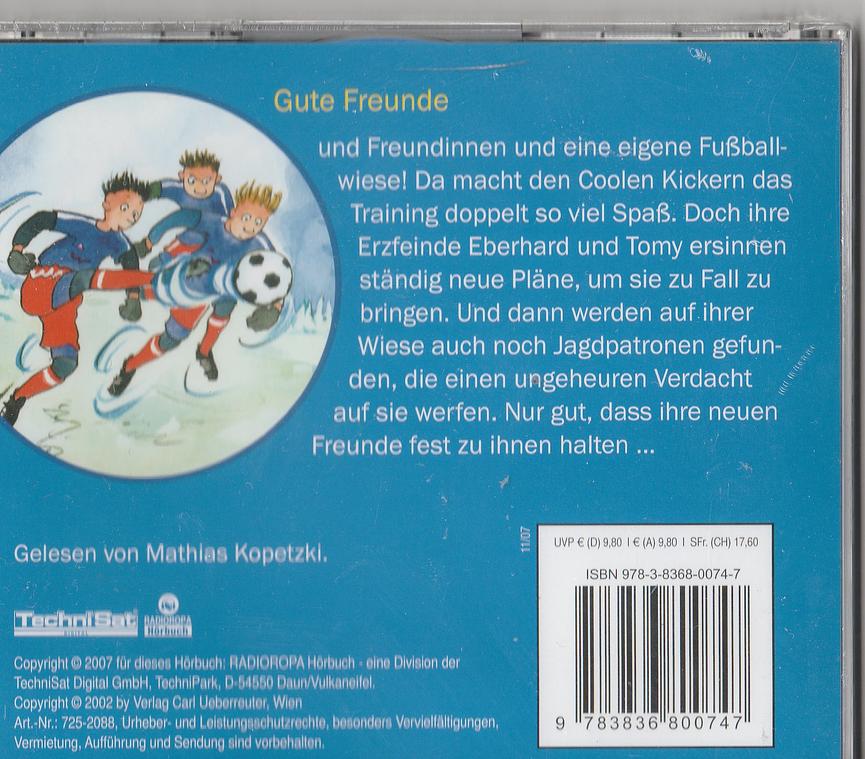 Bild 16 HW- Schuleingang: versch. Fussball-Hörspiel/Hörbuch-CD´s  für Kinder/Jugendliche