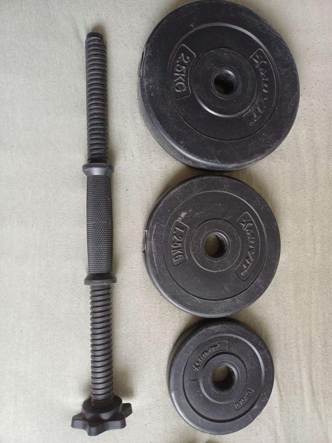 Bild 1 Kurzhantelset Kunststoff (29 kg Gesamtgewicht)