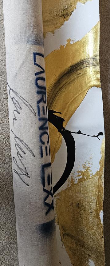 Bild 9 ​XXL UNIKAT: Laurence Lexx (1969) – „Gold Rush“ – Handsigniert (120x105 cm)