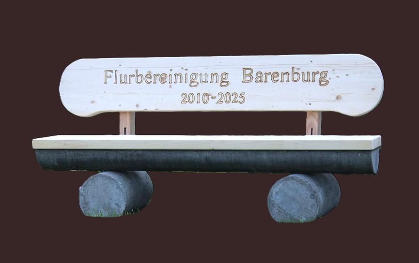Bild 2 Betonbank mit Gravur. Hochzeitsgeschenk. Rentners Geschenk. Jubiläumsgeschenk.