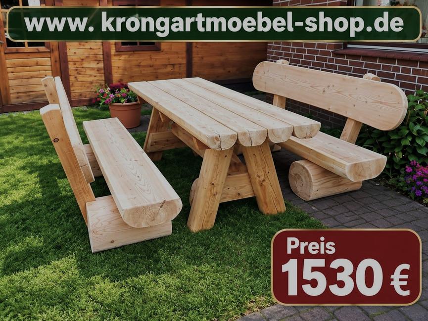 Bild 3 Gartenmöbel aus Lärchenholz. Holzmöbel. Krongartmöbel.
