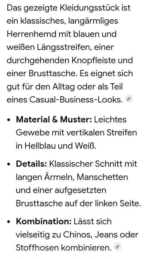 Bild 2 Langarm Herren Hemd Größe: 39-40