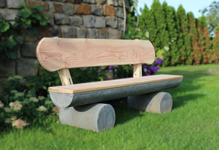 Bild 6 Betonbank mit Gravur. Hochzeitsgeschenk. Rentners Geschenk. Jubiläumsgeschenk.