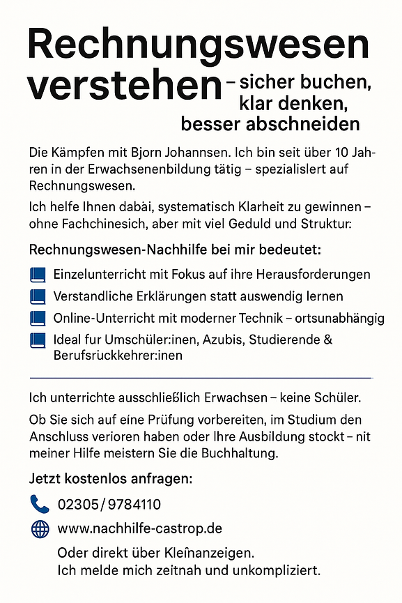 Bild 3 Nachhilfe für Azubis, Fachschüler, Studenten und Umschüler