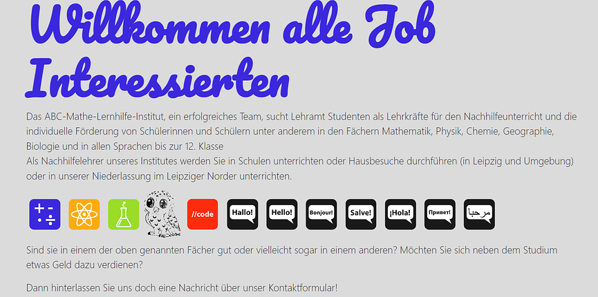 Bild 1 Gut In Deutsch? Warum nicht Kurse in Deutsch unterrichten