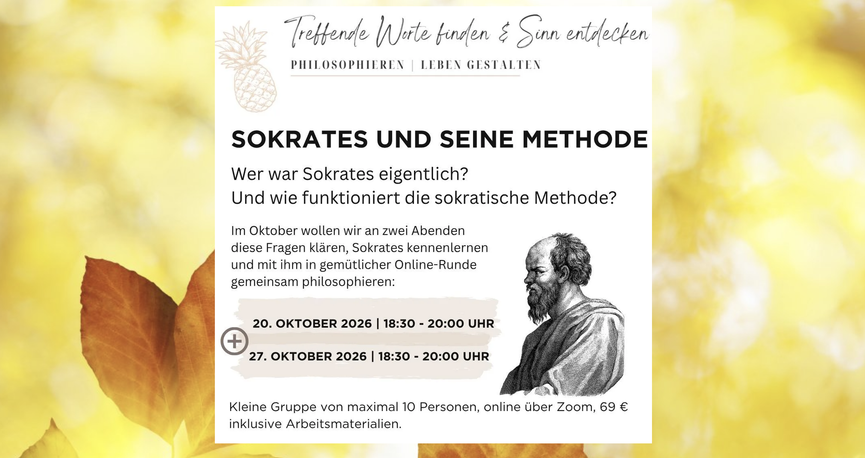 Bild 1 Oktober mit Sokrates