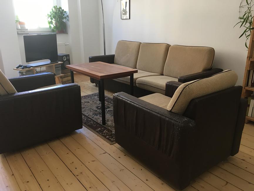 Bild 1 Sofa Sitzgarnitur Sessel 70er retro