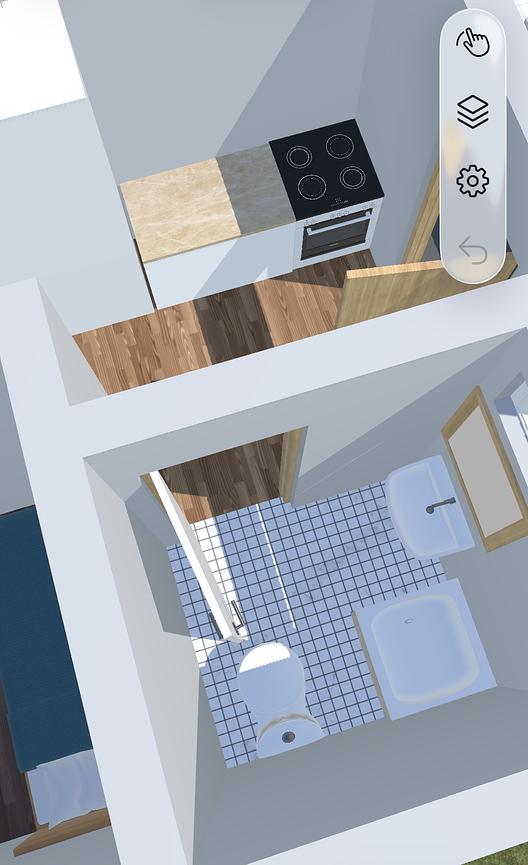 Bild 4 Renovierte 1-Zimmer-Wohnung mit Balkon & Bachblick